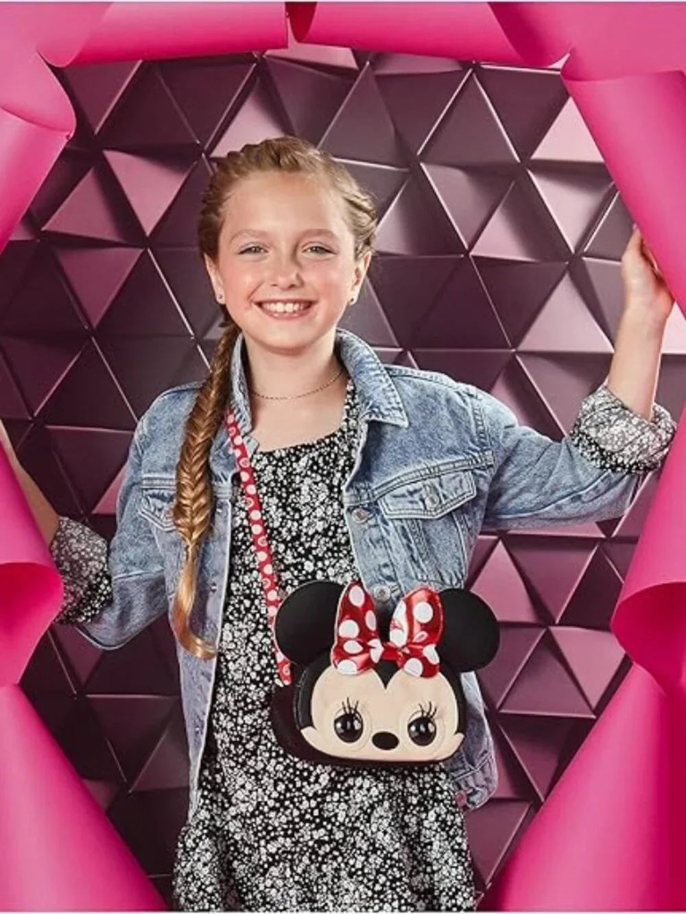 NEW Disney Minnie Mouse Purse Pets Interactive Toy Plush Shoulder Bag Crossbody